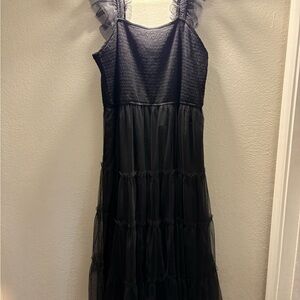 Elegant Black tulle dress